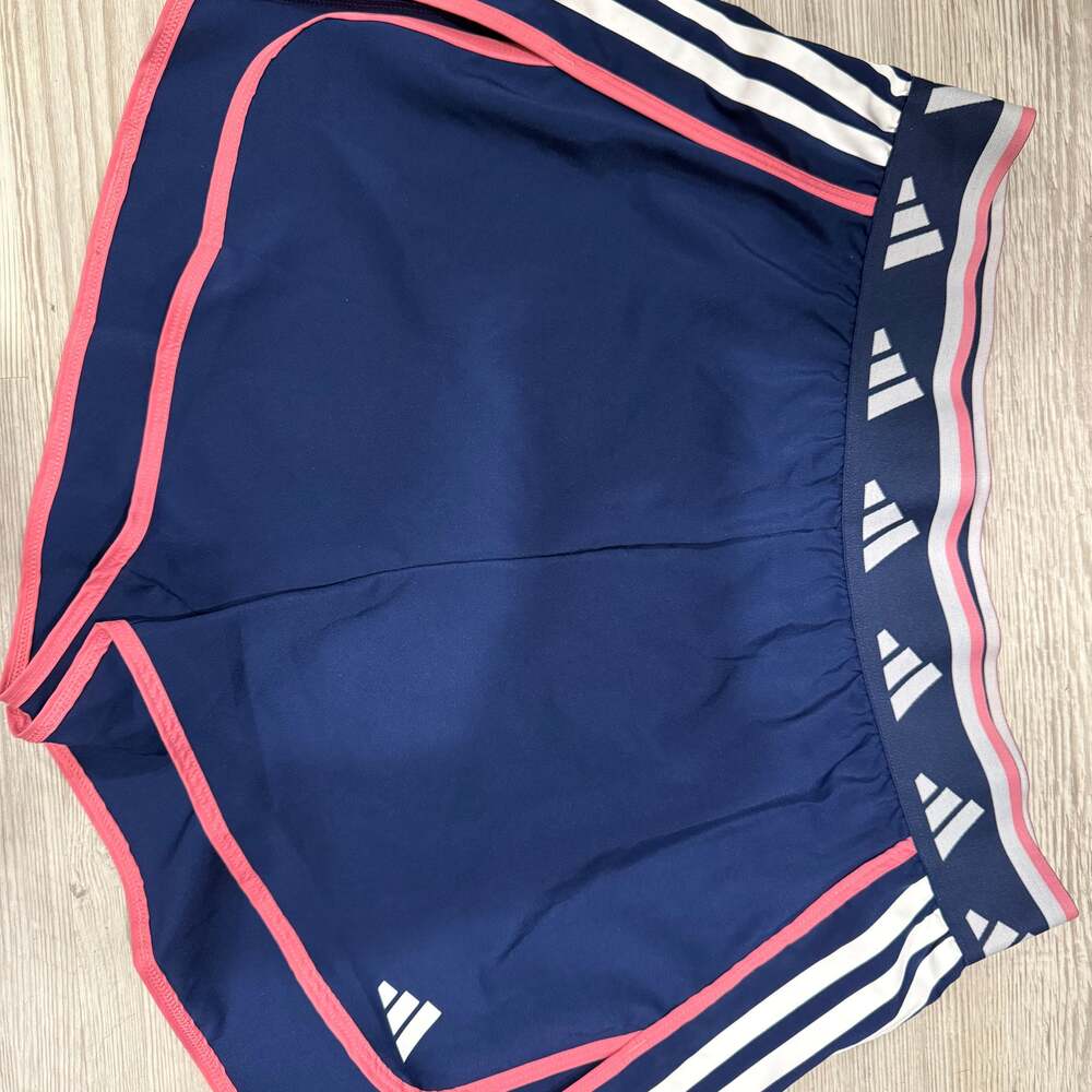 Adidas Women's Hyperglam Training Shorts in Dark Blue